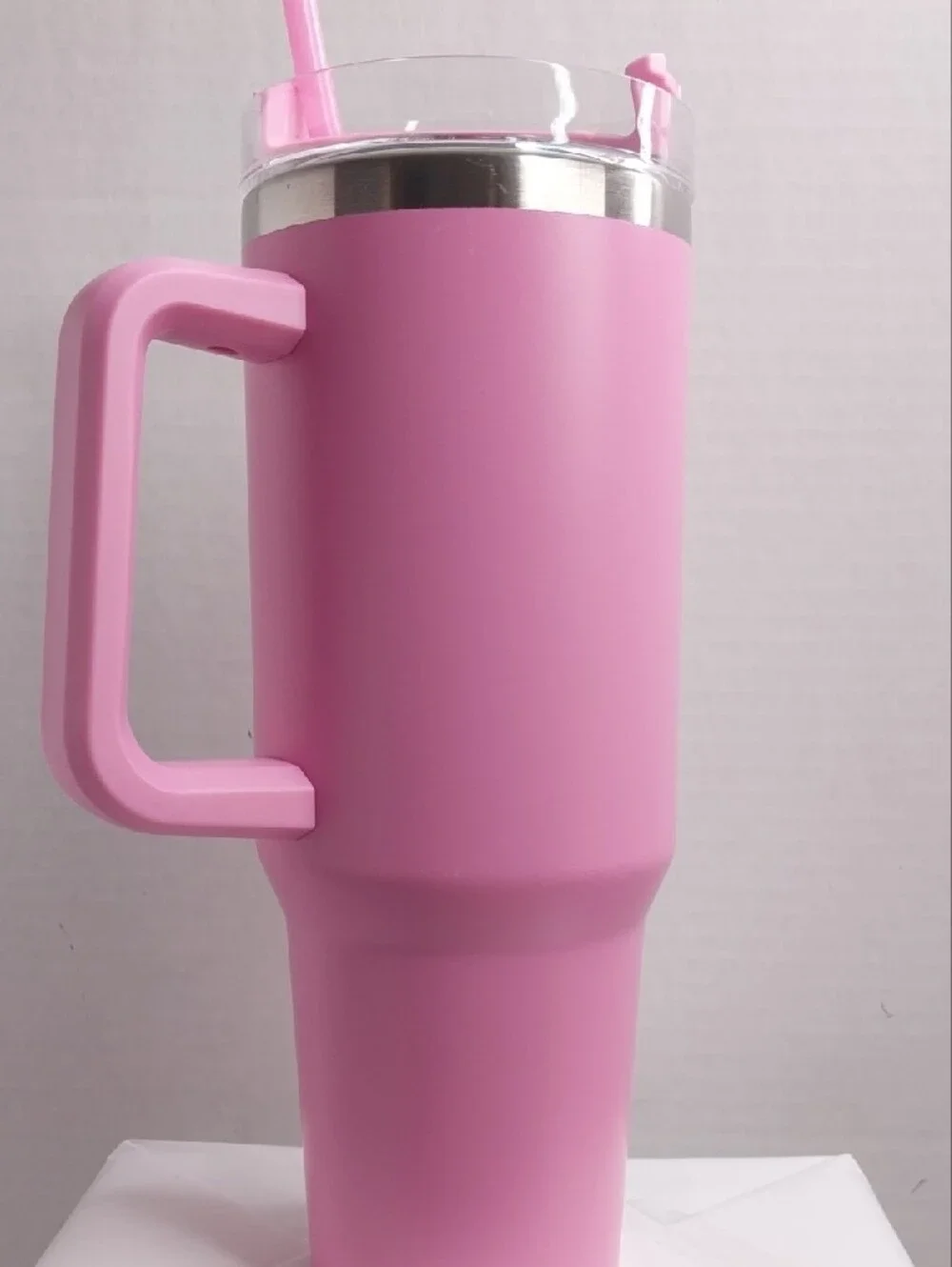 Dolly Parton Pink Butterfly Insulated Travel Tumbler with Handle  Stainless Stee